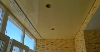 Натяжной потолок на балкон Переславль-Залесский, цена 6170 руб.